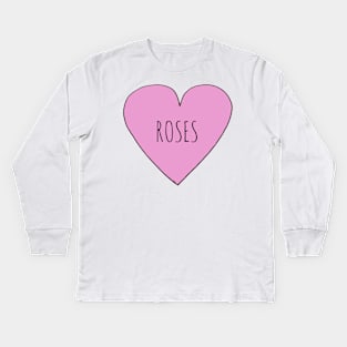 Love Roses Kids Long Sleeve T-Shirt